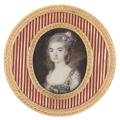 View full screen - View 1 of Lot 139. Portrait of a lady, circa 1775.
