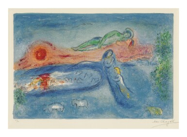View full screen - View 1 of Lot 10. MARC CHAGALL | DEATH OF DORCON (M. 320; SEE C. BKS. 46).