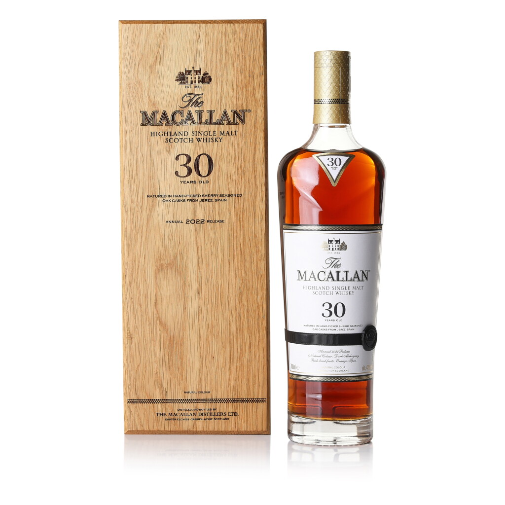View full screen - View 1 of Lot 3215. The Macallan 30 Year Old Sherry Oak 2022 Release 43.0 abv NV (1 BT70).