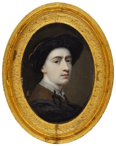 View full screen - View 1 of Lot 244. BERNARD LENS, III | SELF-PORTRAIT AGED 27.