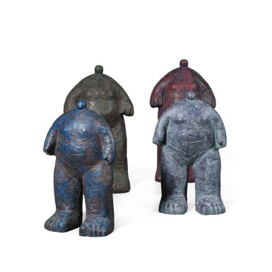 View full screen - View 1 of Lot 81. Four Standing Figures.