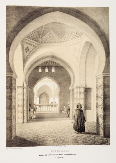 View full screen - View 1 of Lot 124. Berbrugger. Algérie historique, pittoresque et monumentale. Paris. 1843. 3 volumes.