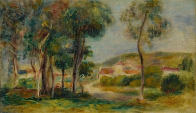 View full screen - View 1 of Lot 10. PIERRE-AUGUSTE RENOIR | PAYSAGE.