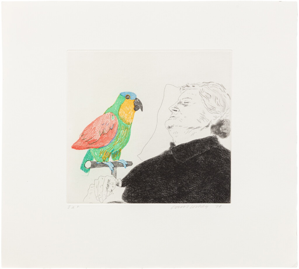 View full screen - View 1 of Lot 391. Félicité sleeping, with parrot; and My Mother Today; as a Study for Félicité.