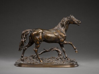 View full screen - View 1 of Lot 71. Le Persan Etalon (The Persian Stallion).