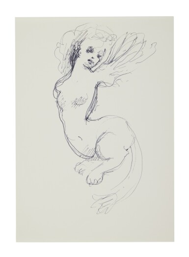 全螢幕檢視 - 查看4444 Ink Drawings: Sphinx Studies的1