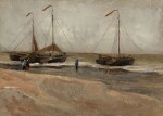 Beach at Scheveningen in Calm Weather