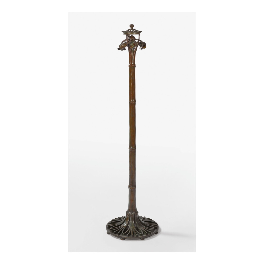View full screen - View 1 of Lot 48. TIFFANY STUDIOS | "BAMBOO" FLOOR BASE.