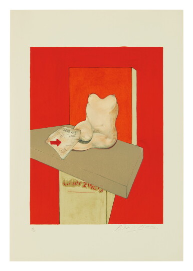 View full screen - View 1 of Lot 44. FRANCIS BACON | STUDY OF A HUMAN BODY AFTER INGRES (SABATIER 19).