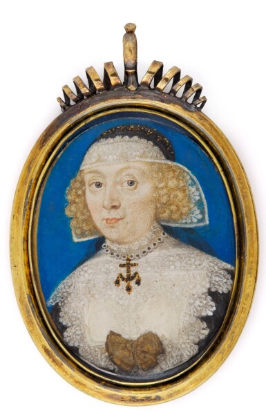 View full screen - View 1 of Lot 518. Portrait of a lady, circa 1630.