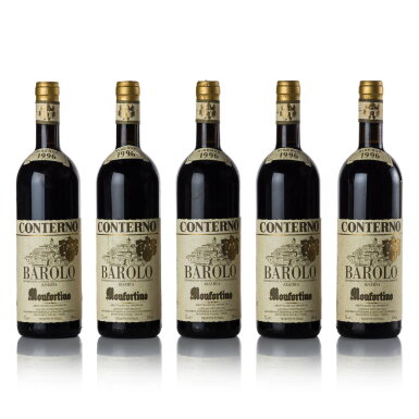 View full screen - View 1 of Lot 427. Barolo Riserva, Monfortino 1996 Giacomo Conterno (5 BT).