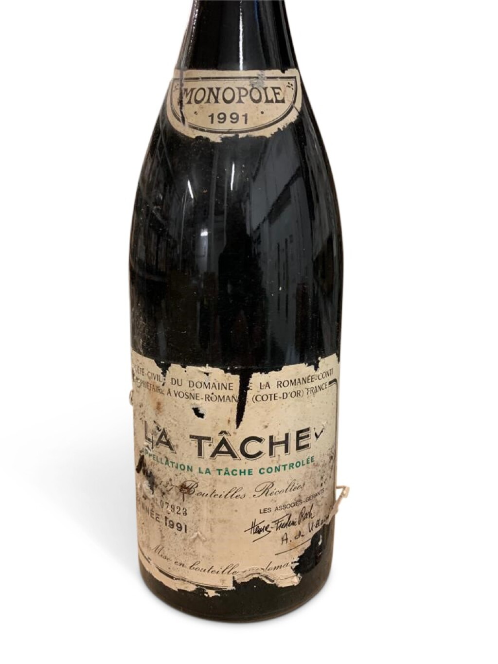 View full screen - View 1 of Lot 714. La Tâche 1991 Domaine de la Romanée-Conti (1 BT).