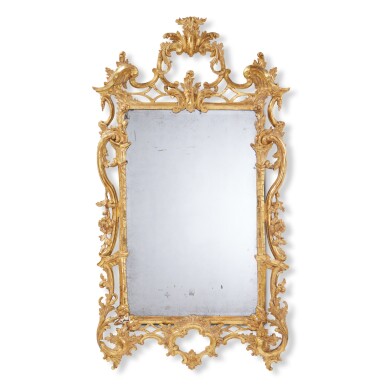 View full screen - View 1 of Lot 68. A George II Giltwood Mirror, Circa 1755.