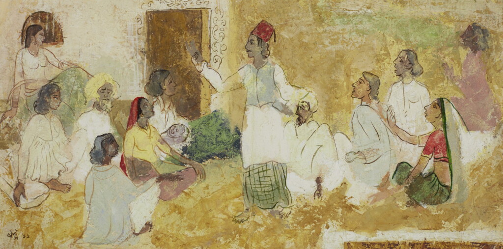 View full screen - View 1 of Lot 20. Untitled (Gathering).
