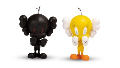 View full screen - View 1 of Lot 86. Tweety (Black; and Yellow) (Two Works).