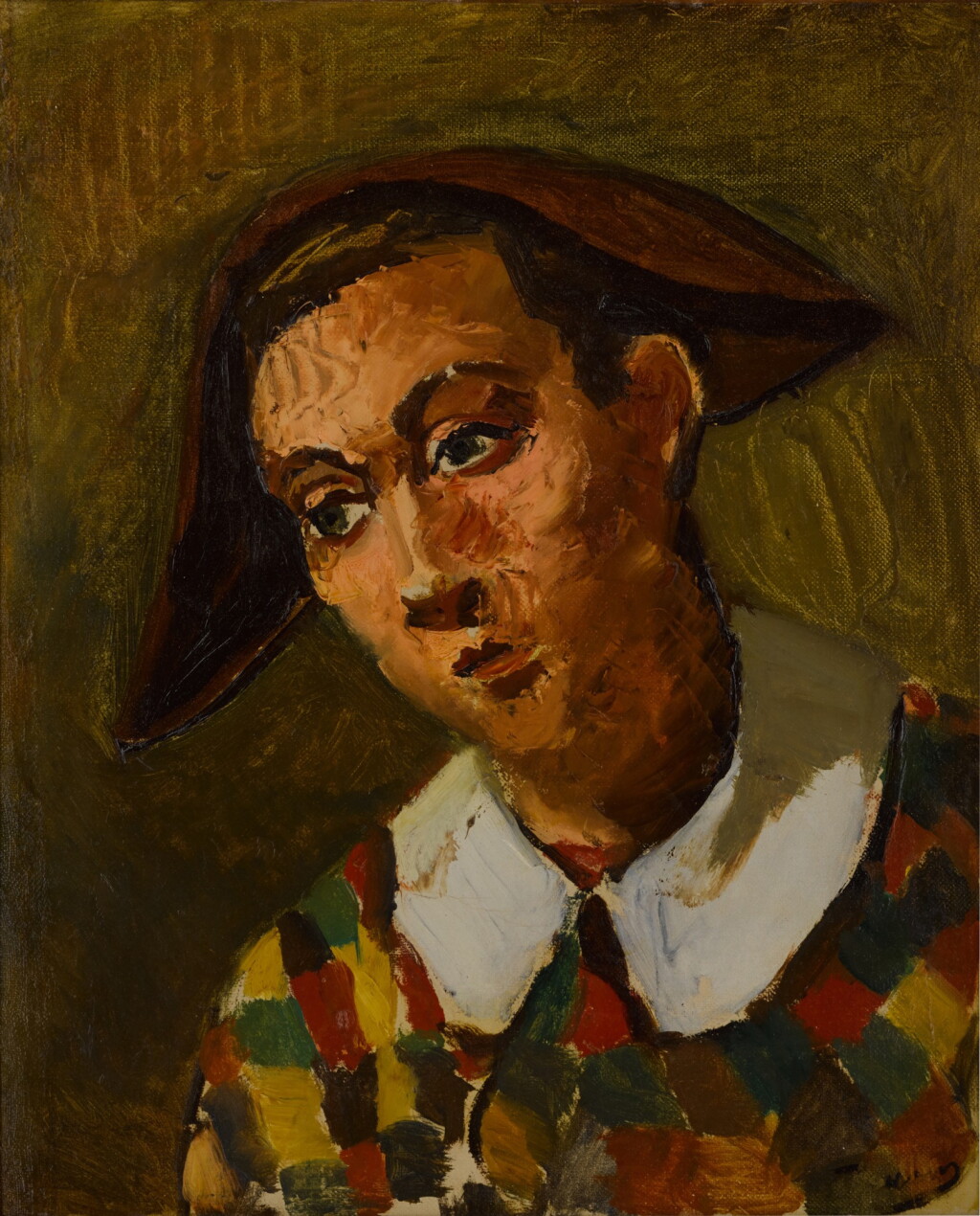 View full screen - View 1 of Lot 49. Buste d'arlequin.