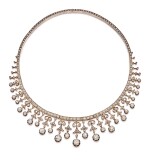 DIAMOND NECKLACE / TIARA / HAIRCOMB, LATE 19TH CENTURY | 鑽石項鏈 / 冠冕 / 髮飾, 十九世紀後期
