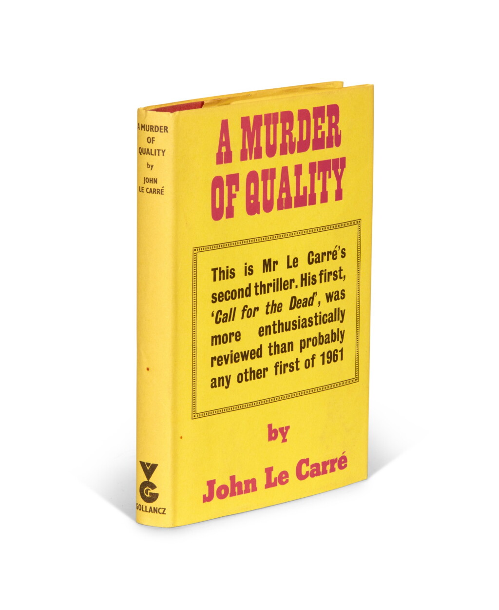 View full screen - View 1 of Lot 141. John le Carré | A Murder of Quality, 1962.