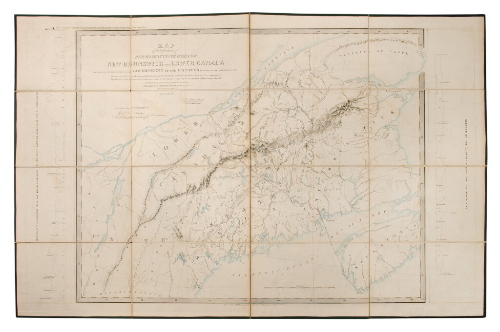 View full screen - View 1 of Lot 23. Featherstonhaugh, James D., and Richard L. Mudge | The territory in dispute between Great Britain and the United States .