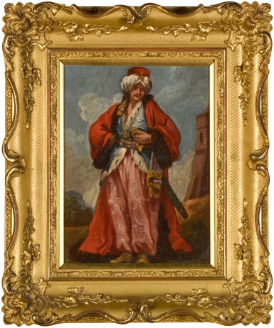 View full screen - View 1 of Lot 133. ‘The Pasha of Egypt’, after the 'Caravane du Sultan a La Mecque’ series by Joseph-Marie Vien (1716-1809).