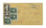 1861-66 2c Black Horizontal Bisect (73c var)