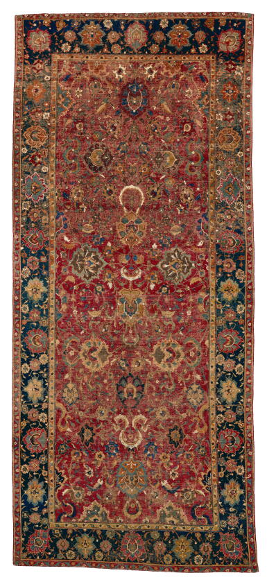 View full screen - View 1 of Lot 54. A Safavid Isfahan Carpet, Central Persia, early 17th century.