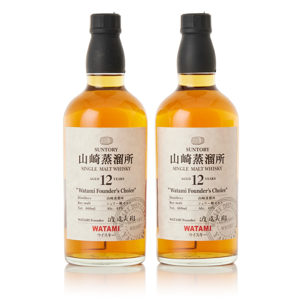 View full screen - View 1 of Lot 9140. 山崎 The Yamazaki 12 Year Old Watami President Choice 43.0 abv NV (2 BT70).