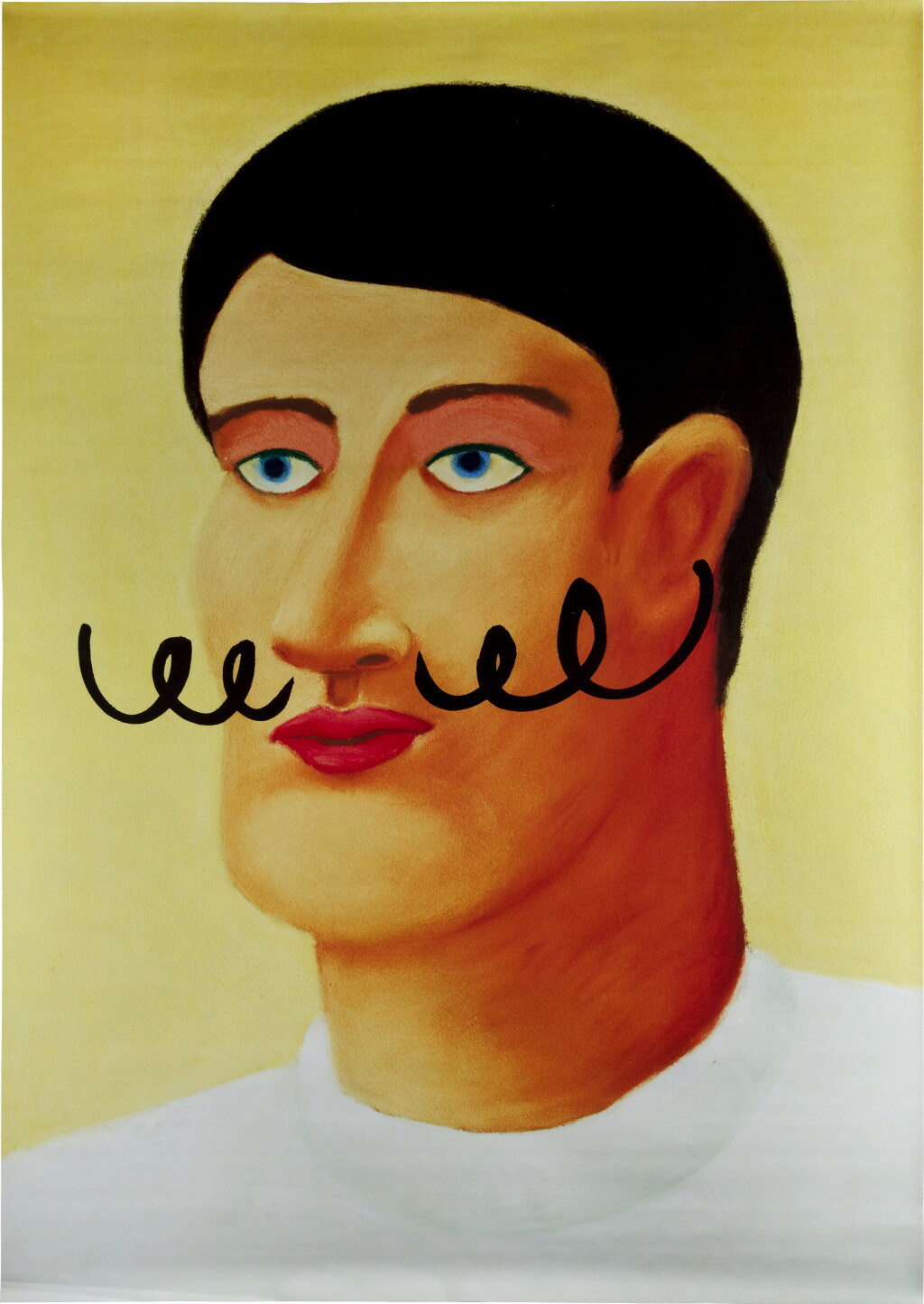 View full screen - View 1 of Lot 57. Portrait with a Moustache.