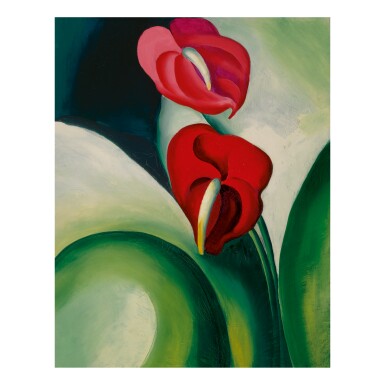 View full screen - View 1 of Lot 26. GEORGIA O'KEEFFE | ANTHURIUM.