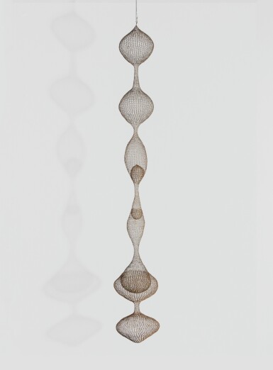 View full screen - View 1 of Lot 11. RUTH ASAWA | UNTITLED (S.267, HANGING SIX-LOBED, FOUR PART, DISCONTINUOUS SURFACE, WITH INTERIOR FORMS IN THE THIRD, FOURTH, AND FIFTH LOBES).