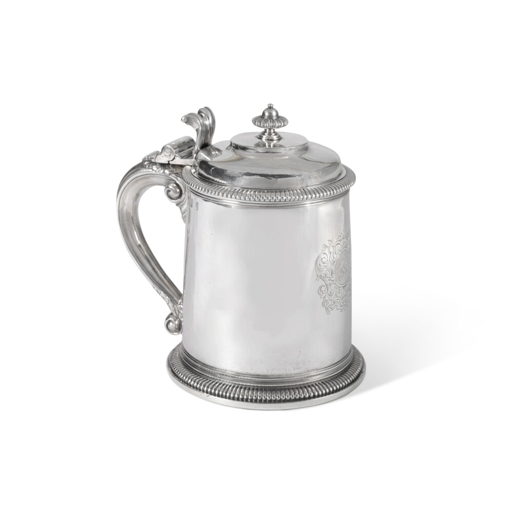 View full screen - View 1 of Lot 168. A Queen Anne Silver Tankard, David Willaume, London, 1702.