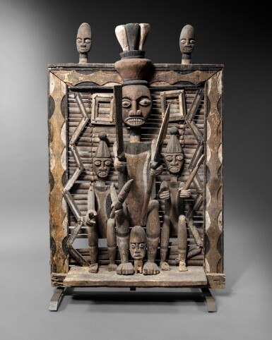 View full screen - View 1 of Lot 58. Ijo Kalabari Ancestor Memorial Screen, Nigeria.