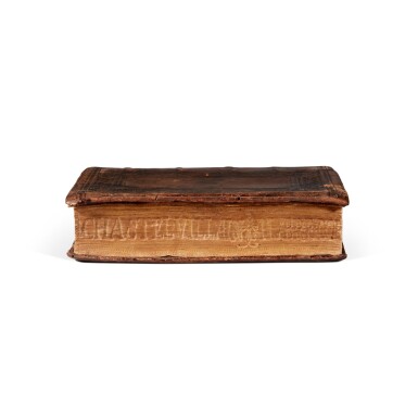 View full screen - View 1 of Lot 1049. Castellesi, De sermone Latino, Cologne, 1524, French brown calf.