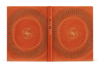 View full screen - View 1 of Lot 168. Charmes, 1922. Maroquin concentrique de Madeleine Gras. 1/54 Hollande van Gelder. Ex. Charles Hayoit.