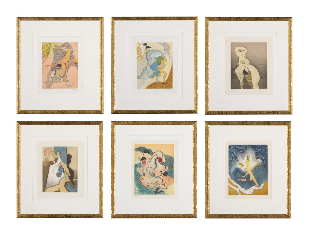 View full screen - View 1 of Lot 18. DOROTHEA TANNING | EN CHAIR ET EN OR (6 PRINTS).