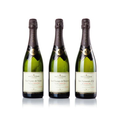 View full screen - View 1 of Lot 1177. Moët et Chandon Trilogie des Grands Crus NV (3 BT).