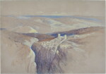 The Dead Sea, looking towards Moab