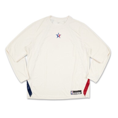 View full screen - View 1 of Lot 70. Jayson Tatum Game Worn ‘NBA All-Star Game’ Shooting Shirt .
