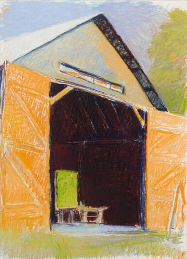 View full screen - View 1 of Lot 79. WOLF KAHN | THE BARN'S NEW DOORS, OPEN III.