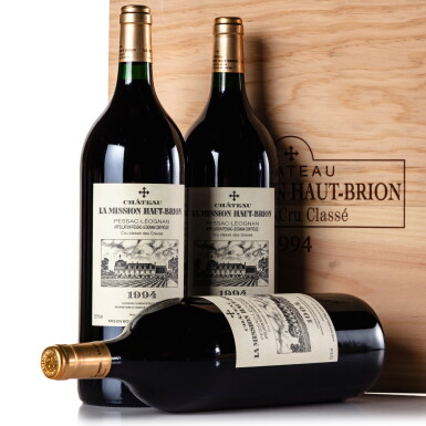 View full screen - View 1 of Lot 74. Château La Mission Haut-Brion 1994 (6 MAG).