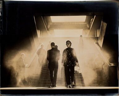 View full screen - View 1 of Lot 2062. Fan Ho 何藩 | Smokey Staircase 煙霧繚繞的樓梯.