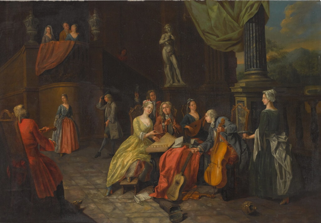 View full screen - View 1 of Lot 206. A Musical Gathering.