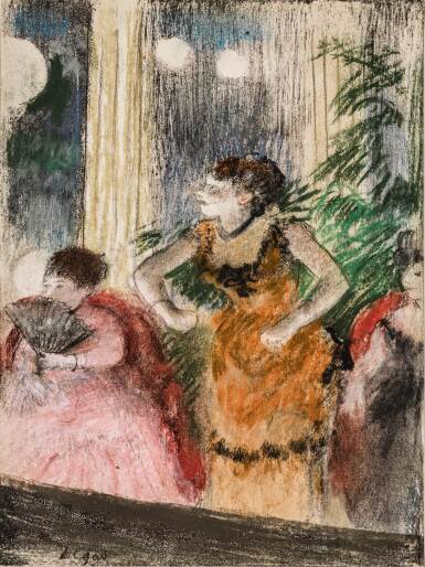 View full screen - View 1 of Lot 23. Mlle Bécat aux Ambassadeurs (Café-Concert).