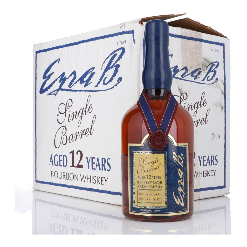 View full screen - View 1 of Lot 244. Ezra Brooks Single Barrel 12 Year Old 99 Proof NV (6 BT 75cl).