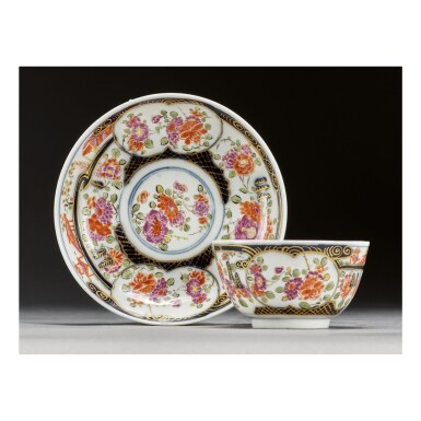 View full screen - View 1 of Lot 347. A MEISSEN TEABOWL AND SAUCER CIRCA 1730.