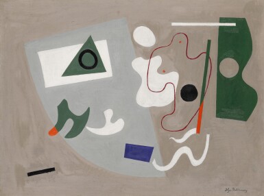 View full screen - View 1 of Lot 12. ILYA BOLOTOWSKY | ABSTRACT COMPOSITION (MURAL STUDY).