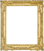 A Louis XIV carved giltwood frame