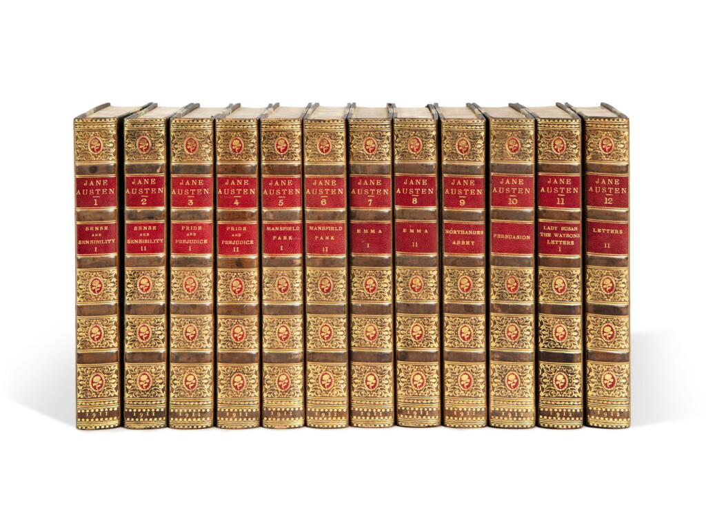 View full screen - View 1 of Lot 95. Austen, Jane | A handsome set of the author's novels.