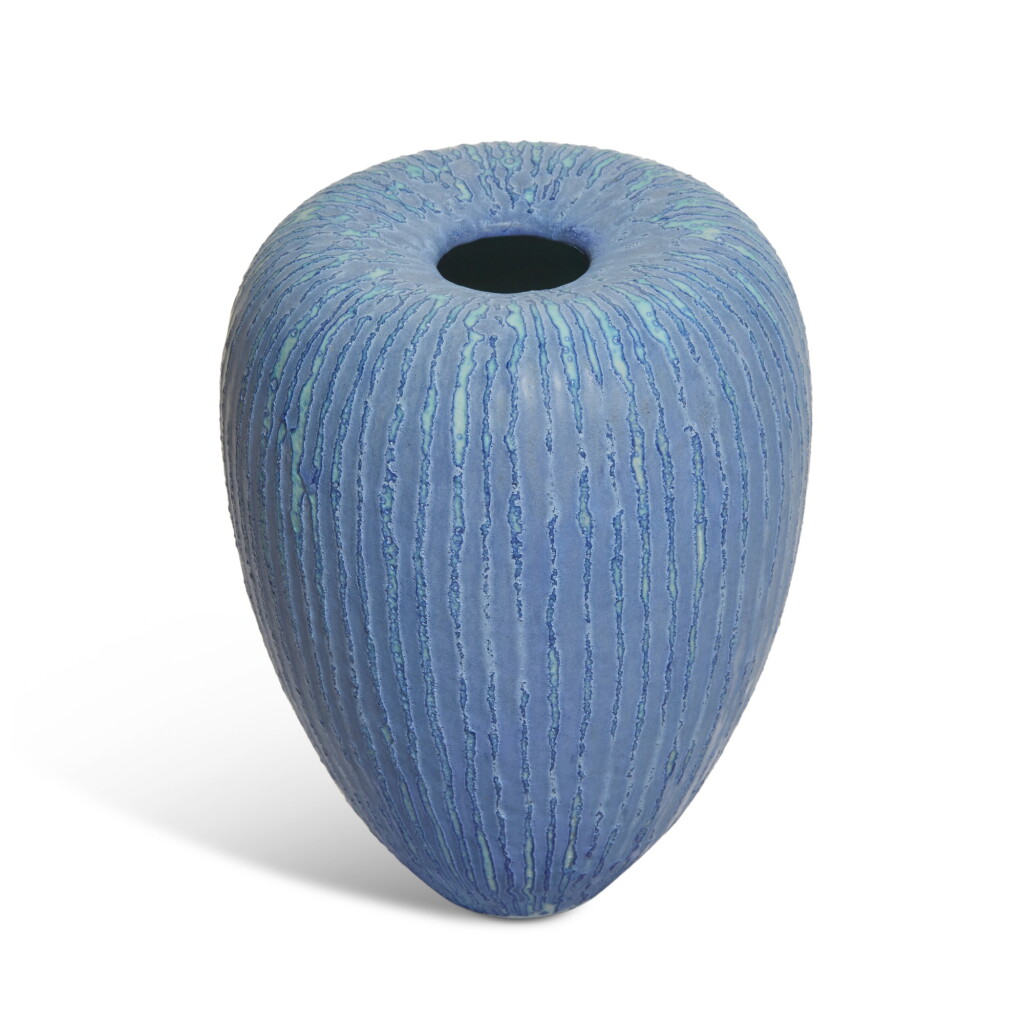 View full screen - View 1 of Lot 709. Ovoid Tapering Vessel.