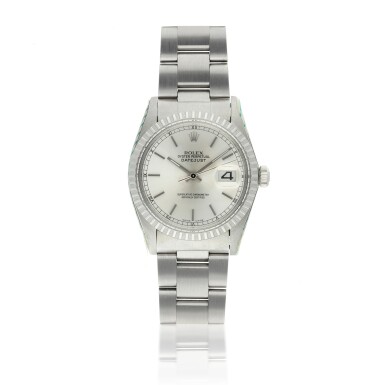 View full screen - View 1 of Lot 151. ROLEX | REF 16030 DATEJUST, A STAINLESS STEEL AUTOMATIC CENTER SECONDS WRISTWATCH WITH DATE AND BRACELET CIRCA 1982.